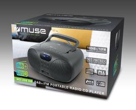 Radiopřijímač DAB+/CD MUSE M-208DB černá barva
