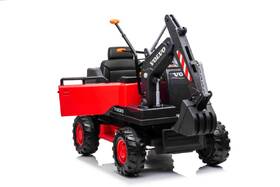 Elektrický bagr Beneo Volvo Excavator 12V červený 
