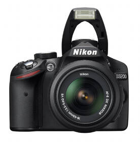 Digitální fotoaparát Nikon D3200 + 18-55 AF-S DX VR černá barva
