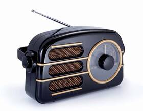 Radiopřijímač Bigben TR101 Retro černá barva
