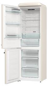 Chladnička s mrazničkou Gorenje ONRK619DC-L krémová barva

