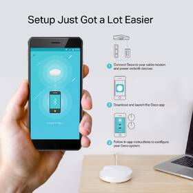 Komplexní Wi-Fi systém TP-Link Deco M9 Plus (1-Pack) bílá barva
