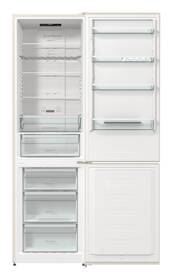 Chladnička s mrazničkou Gorenje NRK6202CLI IonAir béžová barva
