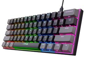 Klávesnice Trust GXT 867 Acira 60 Mini, US layout černá barva
