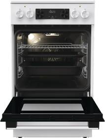 Sklokeramický sporák Gorenje GEC5C42WG bílá barva
