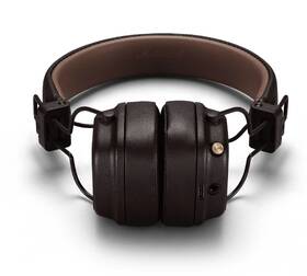 Sluchátka Marshall Major IV Bluetooth hnědá barva
