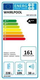 Chladnička s mrazničkou Whirlpool BSF 8353 OX nerez
