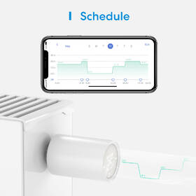 Bezdrátová termohlavice Meross Smart (HomeKit), Starter Kit 
