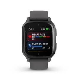 Chytré hodinky Garmin Venu Sq 2 - Slate/ Shadow Gray Silicone Band 
