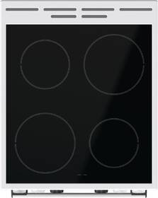 Sklokeramický sporák Gorenje GEC5C42WG bílá barva
