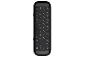 Dálkový ovladač Evolveo FlyMotion D1, bezdrátová gyroskopická myš s klávesnicí černá barva
