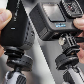 Držák PGYTECH CapLock Action Camera Ball-head Quick Release Set černá barva
