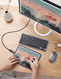 Redukce UGREEN USB-C/HDMI šedá barva
