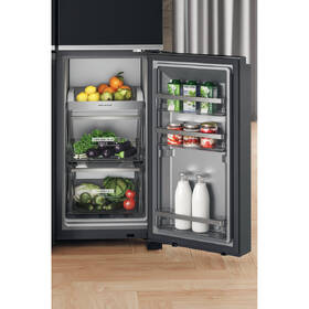 Americká lednice Whirlpool WQ9I FO2BX EF černá barva

