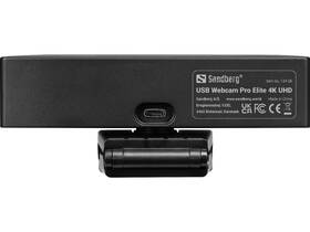 Webkamera Sandberg USB Webcam Pro Elite 4K UHD černá barva
