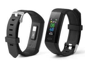 Fitness náramek Technaxx TX-HR7 černá barva
