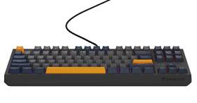 Klávesnice Genesis THOR 230, TKL, RGB, Outemu Panda, US layout, šedo-modrá, černá 
