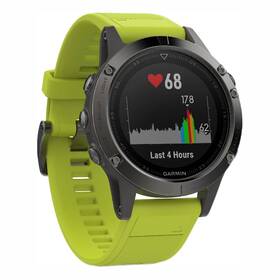 Chytré hodinky Garmin Fenix 5 šedá barva
