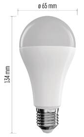 Chytrá žárovka EMOS GoSmart A65 14 W E27 ZigBee RGBCCT 
