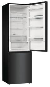 Chladnička s mrazničkou Gorenje NRC6204SBXL4 černá barva
