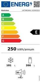 Chladnička s mrazničkou Electrolux LNT5ME36W1 bílá barva
