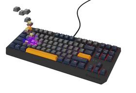 Klávesnice Genesis THOR 230, TKL, RGB, Outemu Panda, US layout, šedo-modrá, černá 
