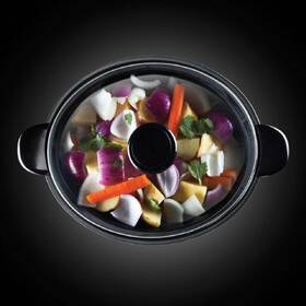 Pomalý hrnec s odnímatelným kastrolem RUSSELL HOBBS 22740-56 nerez
