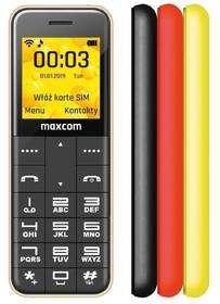 Mobilní telefon MaxCom Classic MM111 žlutá barva
