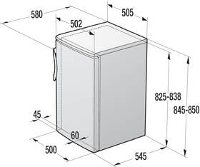 Mraznička Gorenje F3091ANW bílá barva

