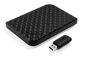 Externí pevný disk 2,5" Verbatim 1,5TB + 16GB USB flash černá barva
