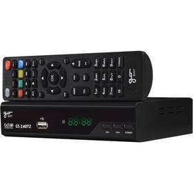 Set-top box GoSat GS240T2 černá barva
