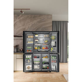 Americká lednice Whirlpool WQ9I FO2BX EF černá barva
