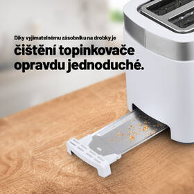 Opékač topinek Lauben Toaster T17WS 
