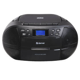 Radiomagnetofon s DAB+/CD Denver TDC-280 černá barva
