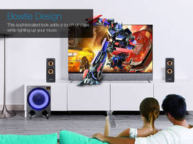 Reproduktory Fenda F&D F770X, 2.1, 76W, RGB, BT5.0, FM rádio, USB, optický vstup, dálkové ovládání 
