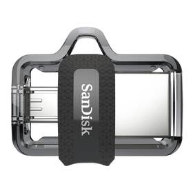 USB Flash SanDisk Dual m3.0 256GB OTG MicroUSB/USB 3.0 černá barva

