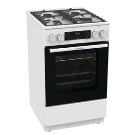 Kombinovaný sporák Gorenje GKS5C73WF bílá barva
