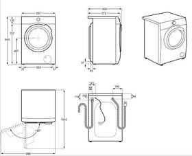 Pračka Electrolux EW8F148BC bílá barva

