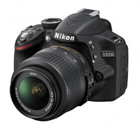 Digitální fotoaparát Nikon D3200 + 18-55 AF-S DX VR černá barva
