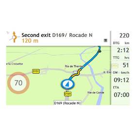 Navigační systém GPS Mio Spirit 7700 Full Europe Lifetime černá barva
