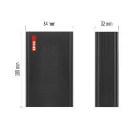 Powerbank EMOS NTBF20, 20000 mAh, 65W černá barva
