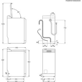 Pračka Electrolux EW7TN3272C bílá barva
