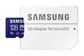 Paměťová karta Samsung 128GB UHS-I U3 (180R/130W) + SD adaptér 
