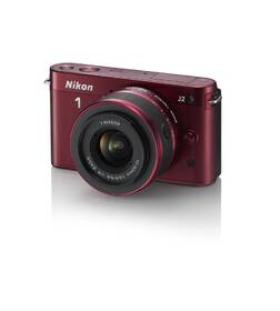 Digitální fotoaparát Nikon 1 J2 + 10-30 VR červená barva
