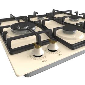 Plynová varná deska Gorenje GW6D42CLI WOK béžová barva
