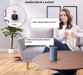 Teploměr ThermoPro TP90 WiFi černá barva
