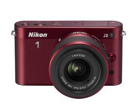 Digitální fotoaparát Nikon 1 J2 + 10-30 VR červená barva
