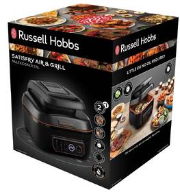 Multifunkční hrnec RUSSELL HOBBS 26520-56 SatisFry Air&Grill Multi, 5,5 l černá barva
