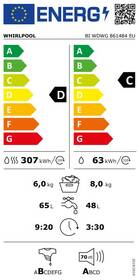 Vestavná pračka se sušičkou Whirlpool BI WDWG 861484 EU bílá barva
