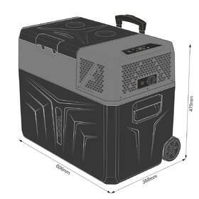 Autochladnička Yolco BCX40 CARBON 
